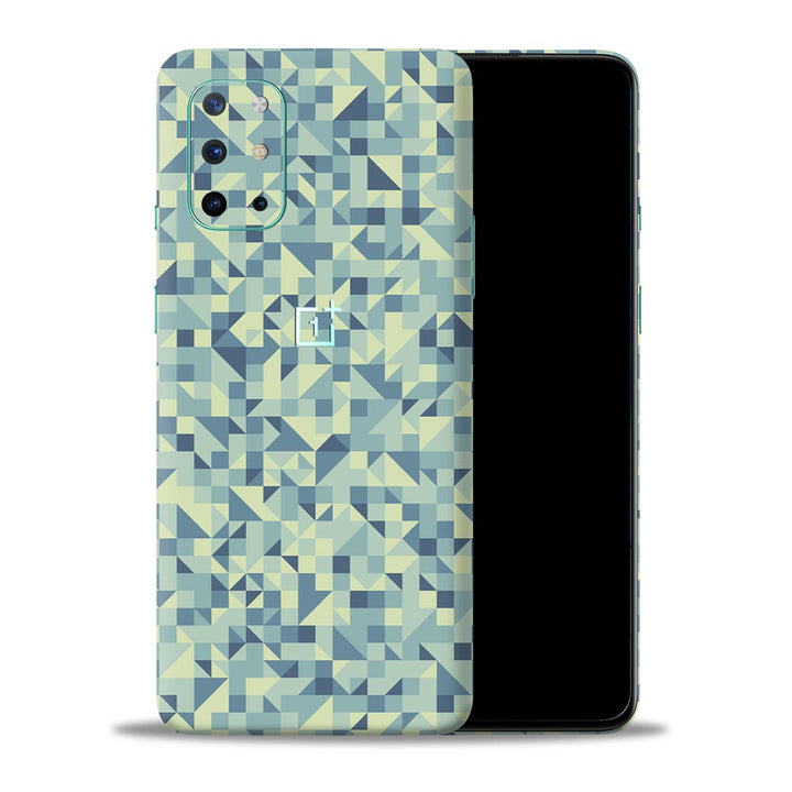 Blue Triangle Background - Mobile Skin