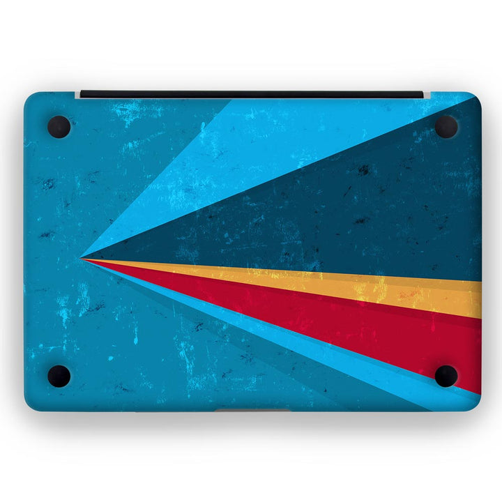 Vintage Blue Rays - MacBook Skins