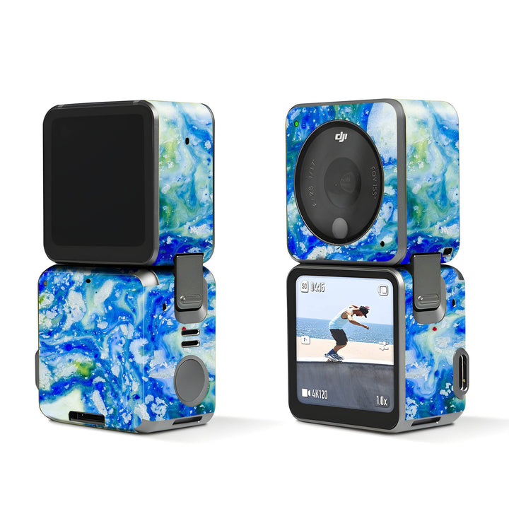 Blue Acid Marble Dji Action 2 
