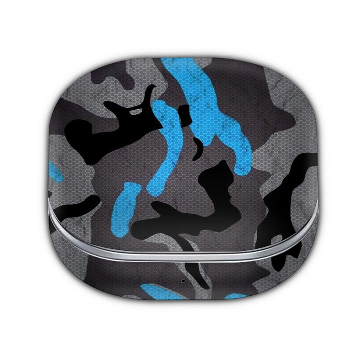 Blue Camo Pattern  - Samsung Galaxy Buds2 Skin