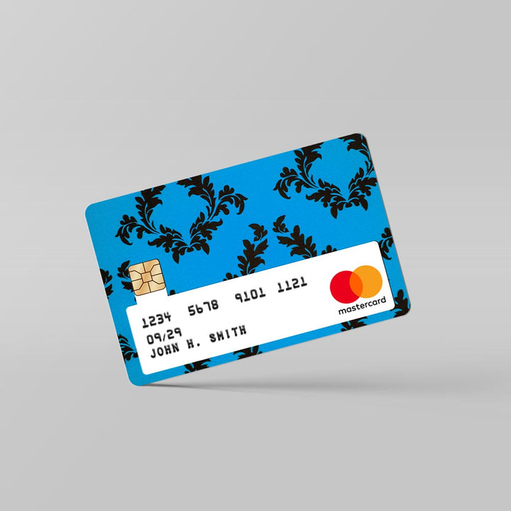 blue-pattern-skin By Sleeky India. Debit Card skins, Credit Card skins, Card skins in India, Atm card skins, Bank Card skins, Skins for debit card, Skins for debit Card, Personalized card skins, Customised credit card, Customised dedit card, Custom card skins