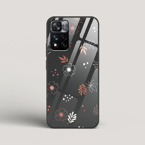 Boho Floral Midnight - Xiaomi 11i HyperCharge 5G Glass Gripper Case
