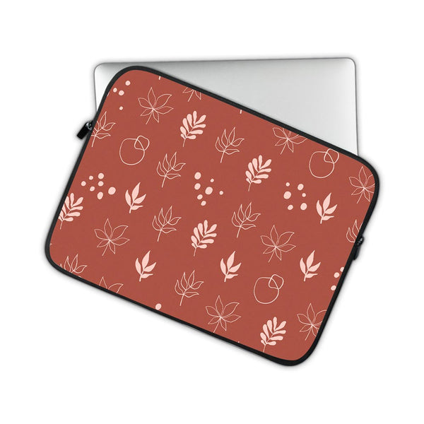 Boho Leaves Minimal - Laptop Sleeve