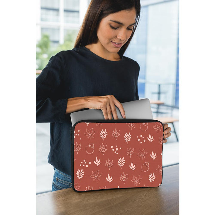 Boho Leaves Minimal - Laptop Sleeve