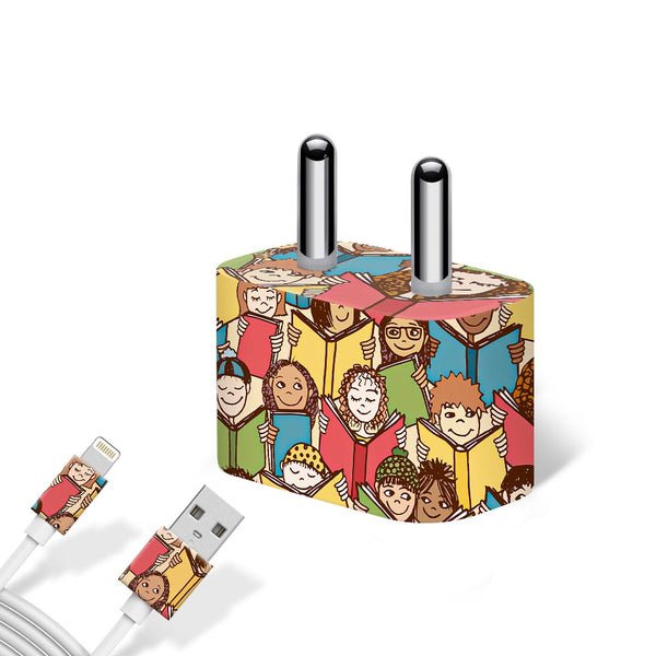 Books Bibliophile - Apple charger 5W Skin