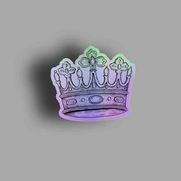 Crown - Holographic Sticker