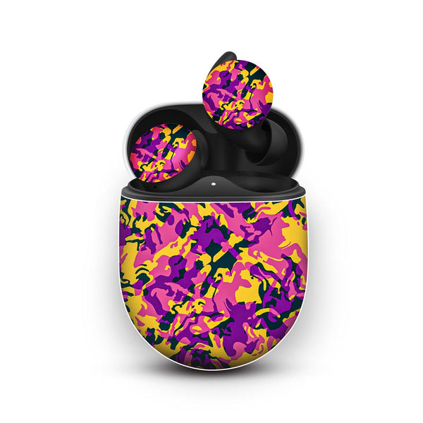candy camo  skin for Google Pixel Buds A-Series by sleeky india 