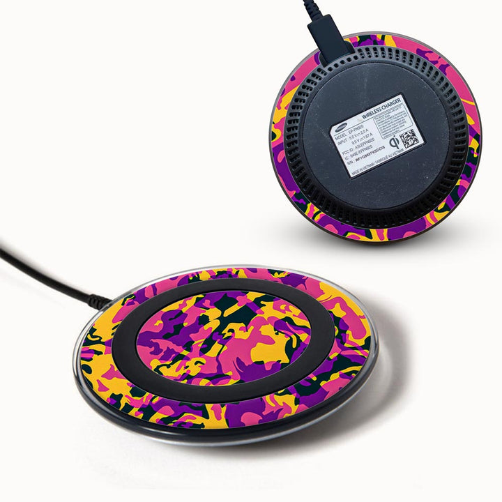 candy camo skin for Samsung Wireless Charger 2015 by sleeky india