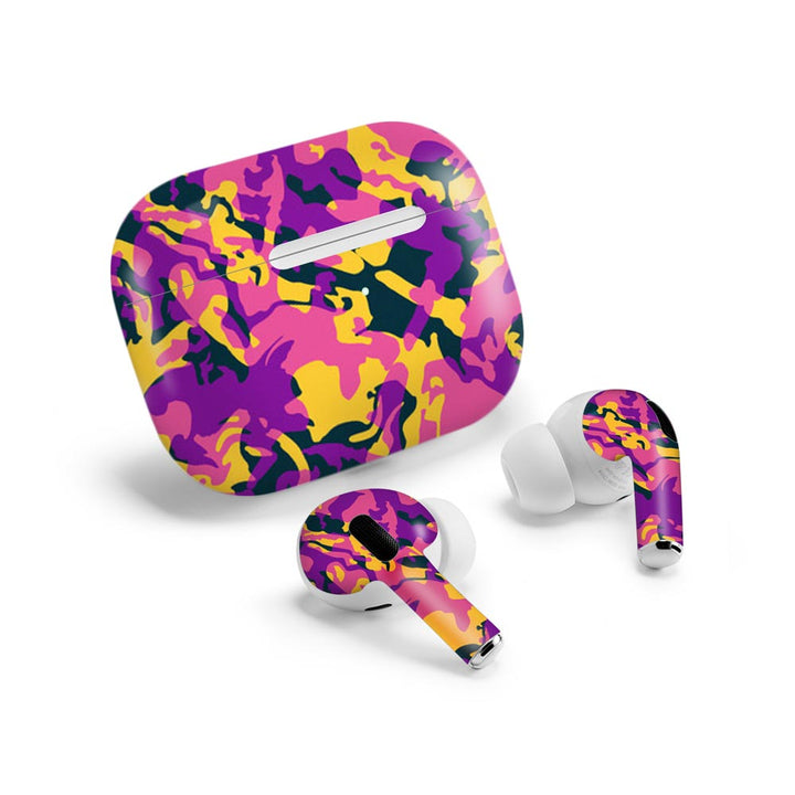 Candy Camo airpods pro skin by sleeky india