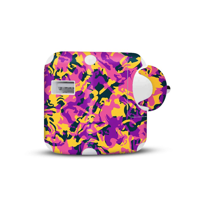 candy camo skin for apple 10W charger 2019 by sleeky india 
