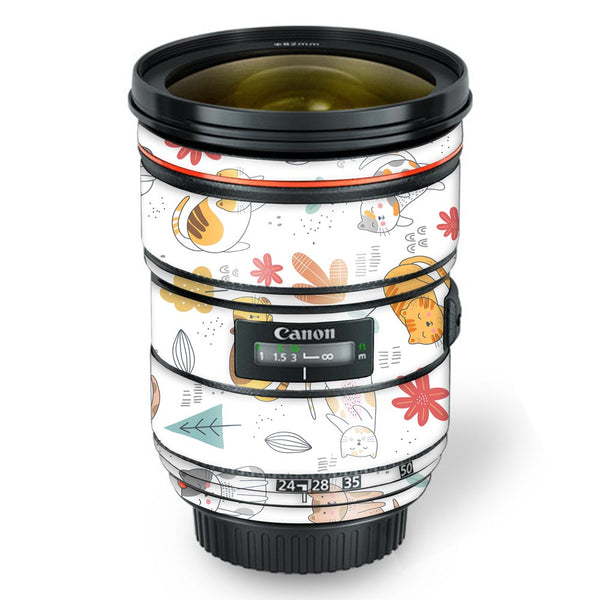 Abstract Cat Pattern - Canon Lens Skin