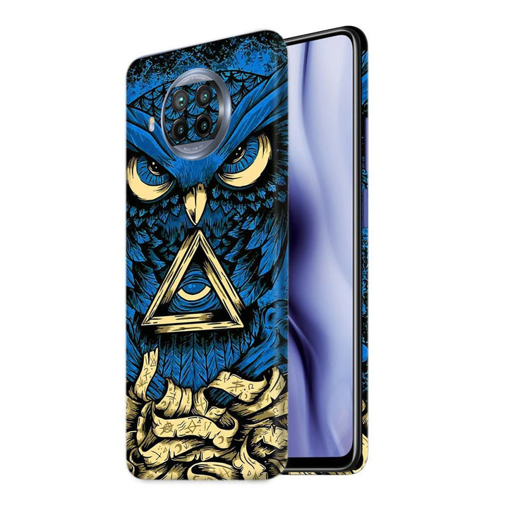 trippy-owl-blue skin by Sleeky India. Mobile skins, Mobile wraps, Phone skins, Mobile skins in India