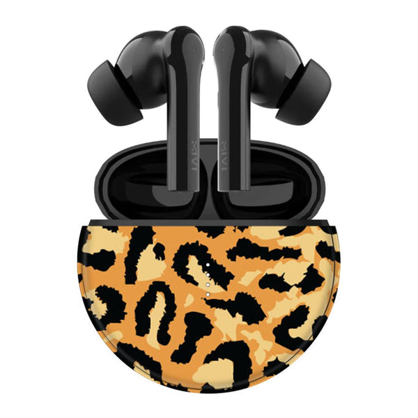 Cheetah Camo - Mivi DuoPods F60 Skins
