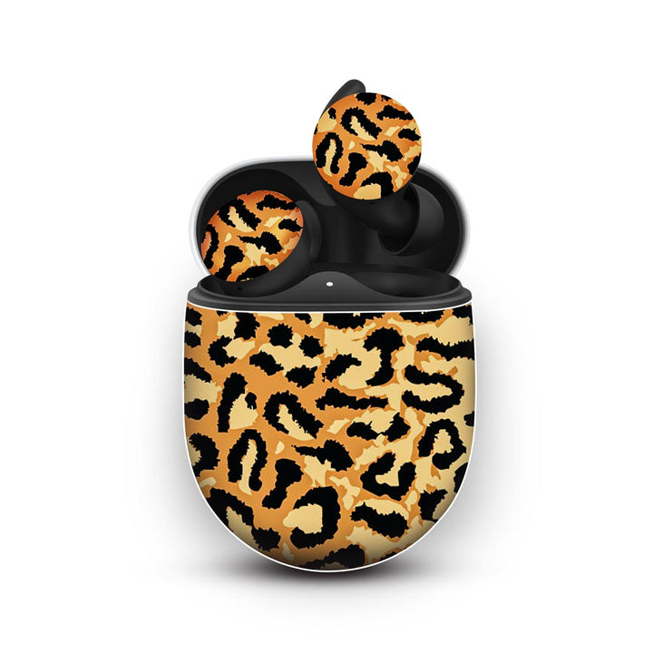 cheetah camo  skin for Google Pixel Buds A-Series by sleeky india 