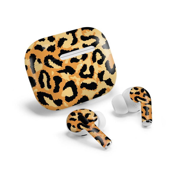 cheetah camo airpods pro skin by sleeky india