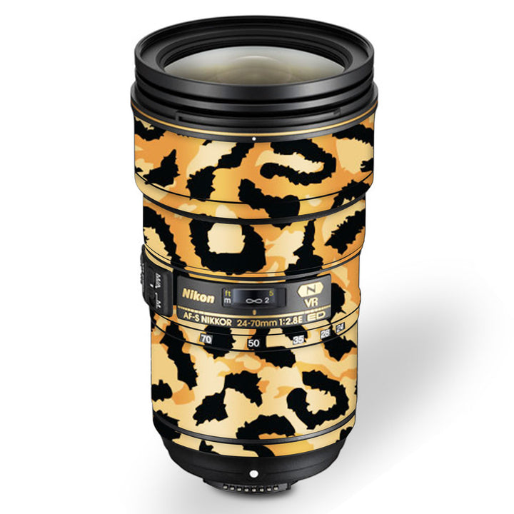 Cheetah Camo - Nikon Lens Skin