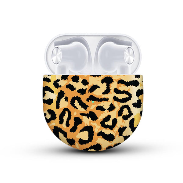 cheetah camo skin for onplus buds by sleeky india