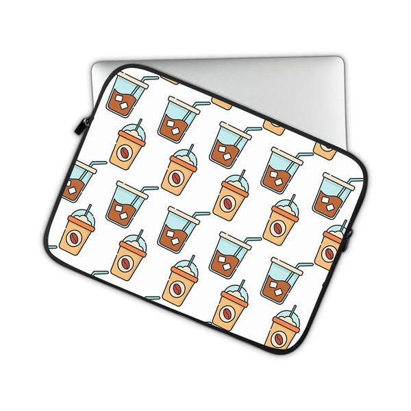 Cold Coffee Pattern - Laptop Sleeve