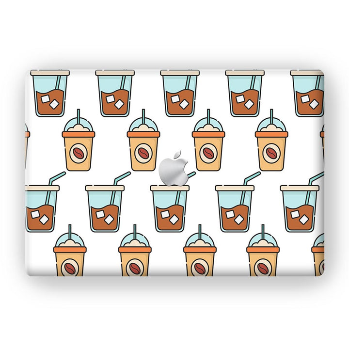 Cold Coffee Pattern - MacBook Skins