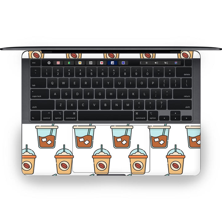 Cold Coffee Pattern - MacBook Skins