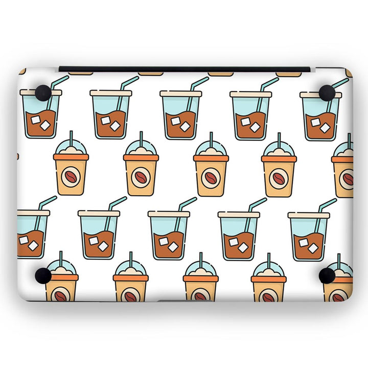 Cold Coffee Pattern - MacBook Skins