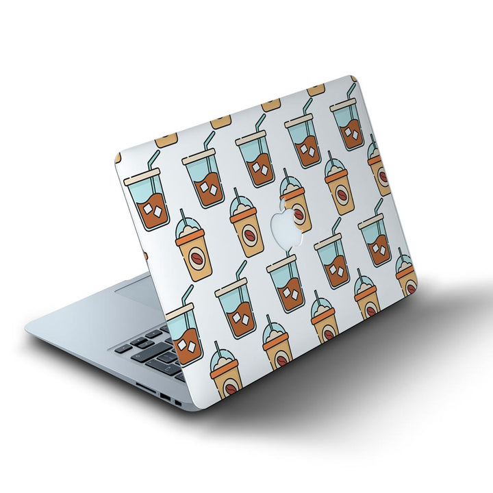 Cold Coffee Pattern - MacBook Skins