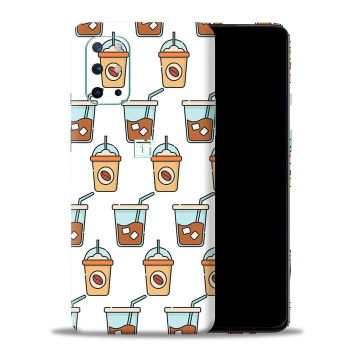 Cold Coffee Pattern - Mobile Skin