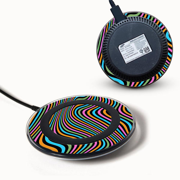 Color Lines -  Samsung Wireless Charger 2015 skins by sleeky india