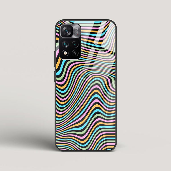 Color Lines - Xiaomi 11i HyperCharge 5G Glass Gripper Case