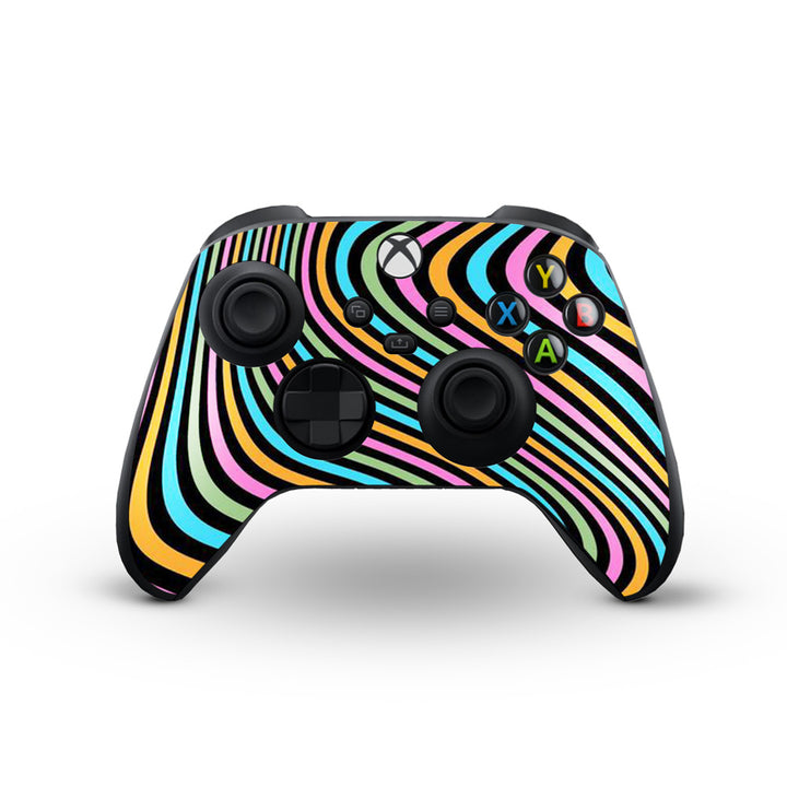 Color Lines - Skins for X-Box Series Controller by Sleeky India