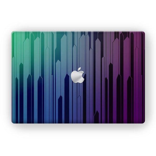 Colorful Cyber Lines - MacBook Skins