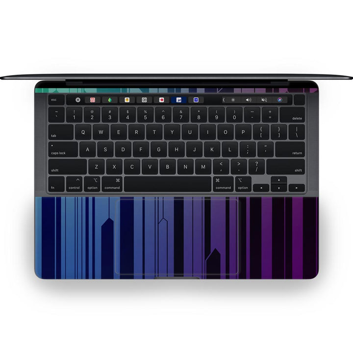 Colorful Cyber Lines - MacBook Skins
