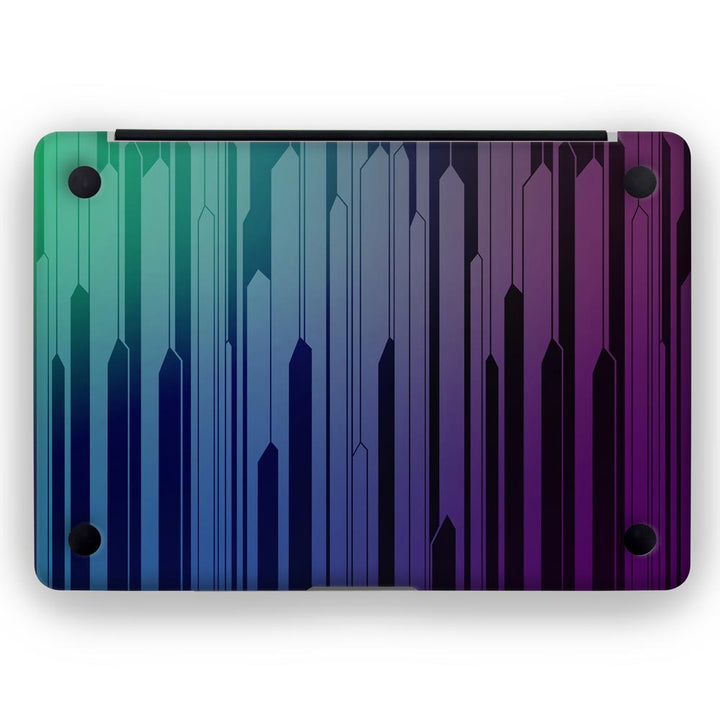 Colorful Cyber Lines - MacBook Skins
