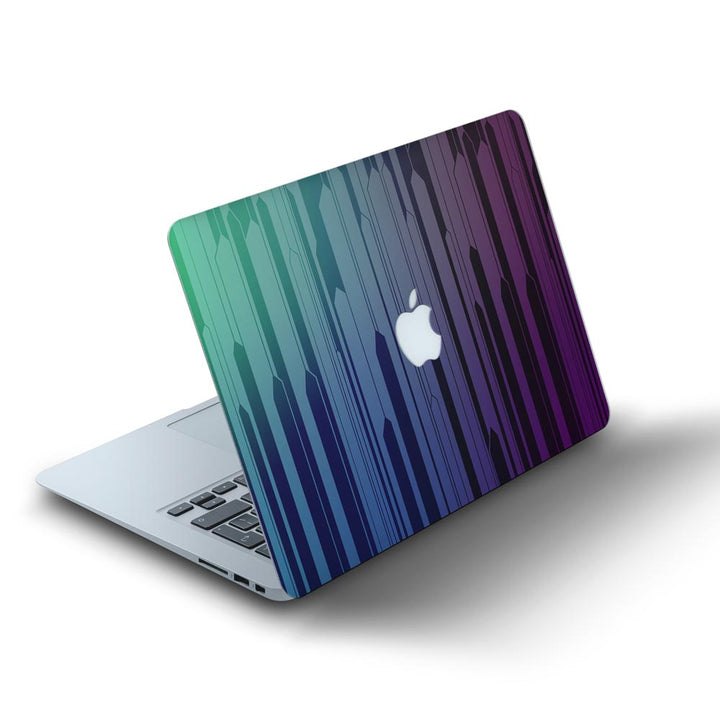 Colorful Cyber Lines - MacBook Skins