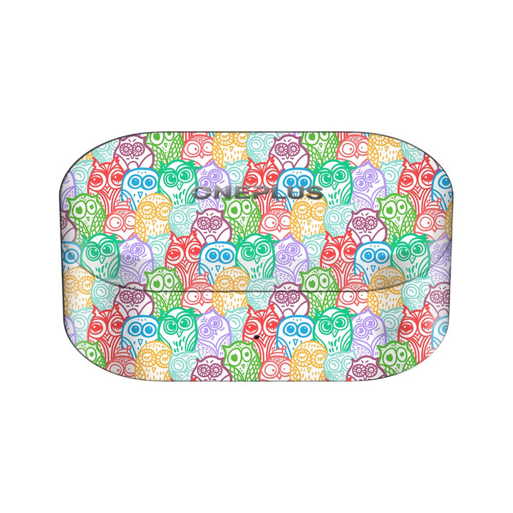 Colorful Owl Pattern - OnePlus Nord Buds Skin