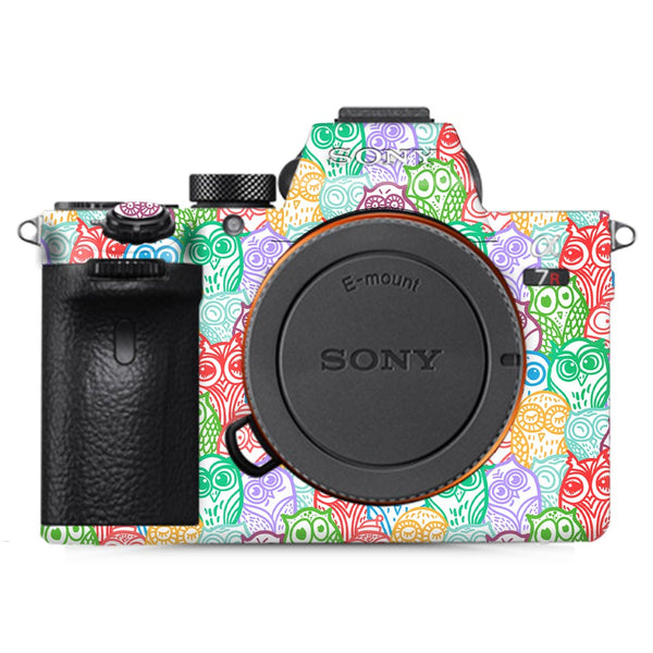 Colorfull Owl Pattern - Sony Camera Skins
