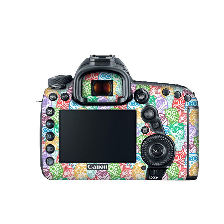 Colorfull Owl Pattern - Canon Camera Skins