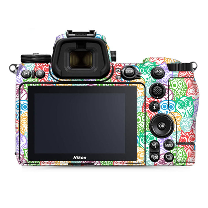 Colorfull Owl Pattern - Nikon Camera Skins