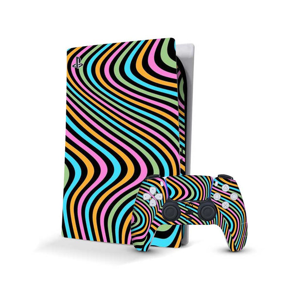 Color lines - Sony PlayStation 5 Console Skins