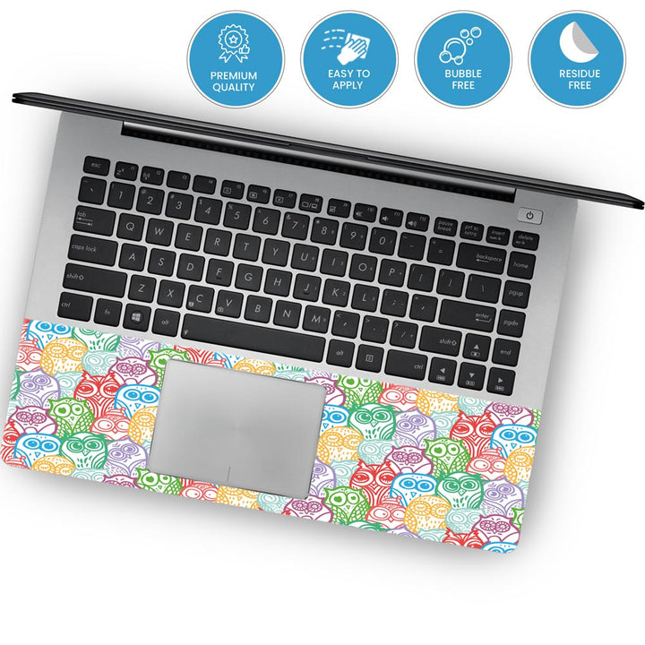 Colorfull Owl Pattern - Laptop Skins