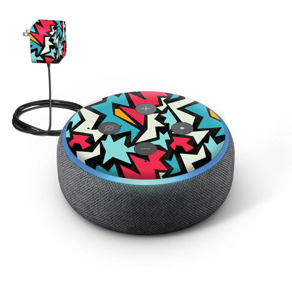 Comic skin of Amazon Echo Dot (3rd Gen) by sleeky india