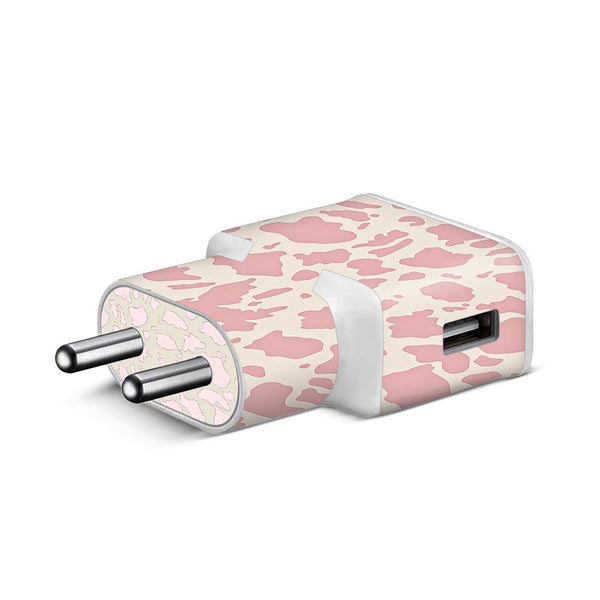 Cow Print 02- Samsung S8 Charger Skin
