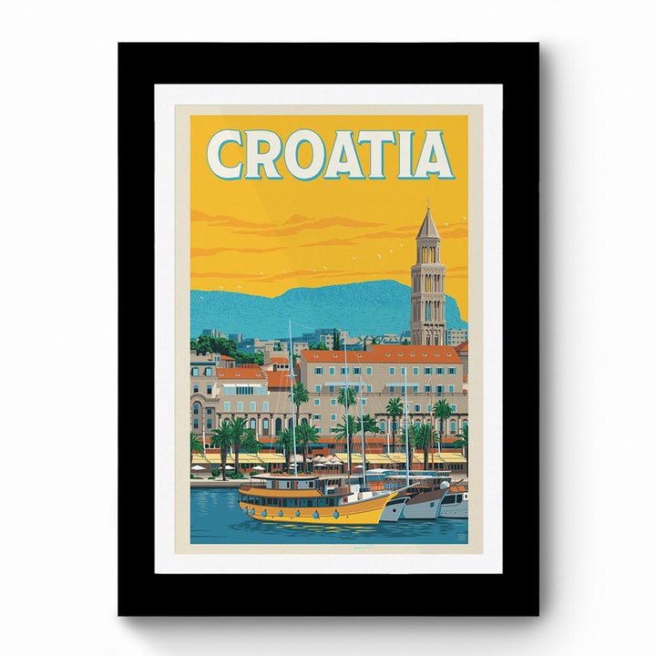 Croatia - Framed Poster