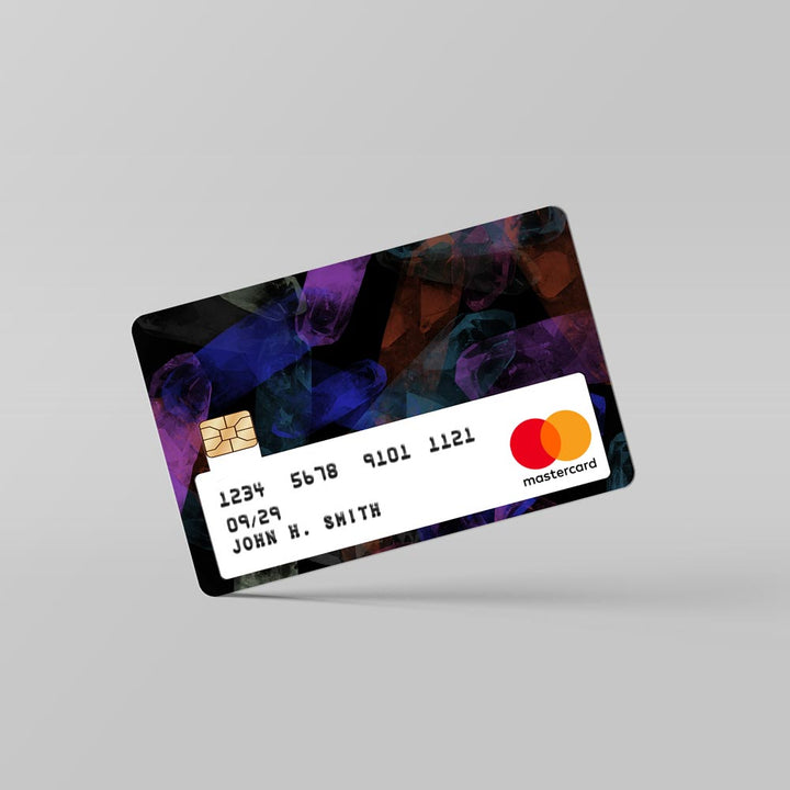 crystals-card-skin By Sleeky India. Debit Card skins, Credit Card skins, Card skins in India, Atm card skins, Bank Card skins, Skins for debit card, Skins for debit Card, Personalized card skins, Customised credit card, Customised dedit card, Custom card skins