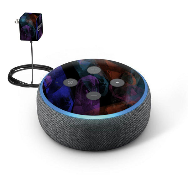 Crystals skin of Amazon Echo Dot (3rd Gen) by sleeky india
