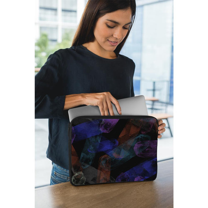 crystals designs laptop sleeves by sleeky india