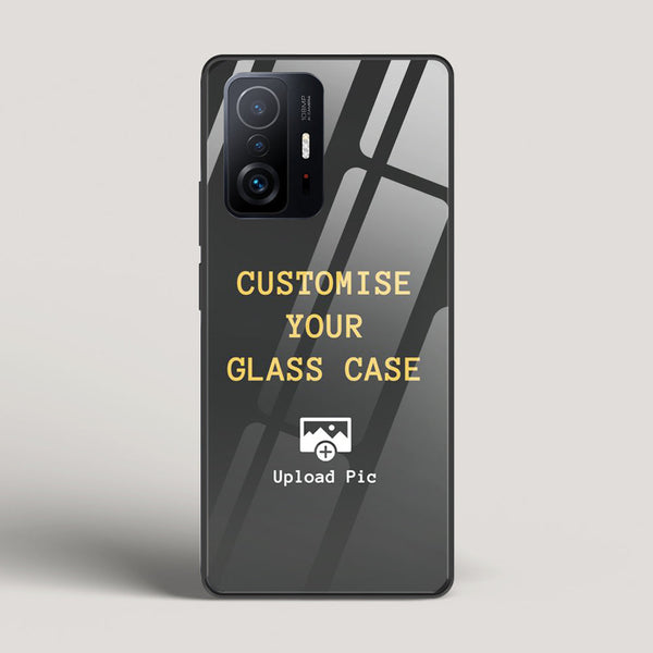 Customizable - Xiaomi 11T Pro Glass Gripper Case