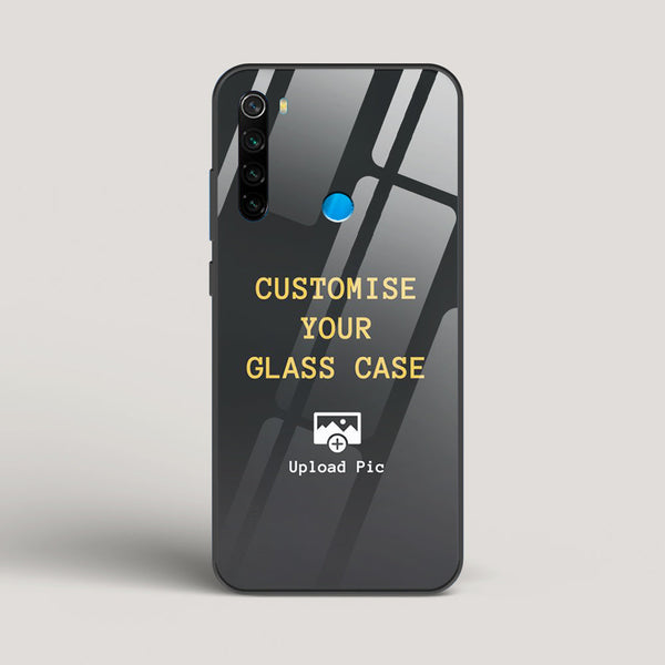 Customizable - Redmi Note 8 Glass Gripper Case