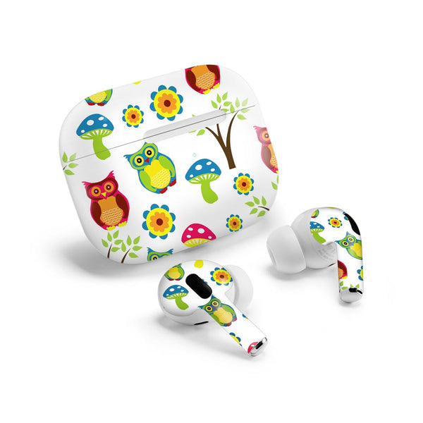 Cute owl  airpods pro skin by sleeky india