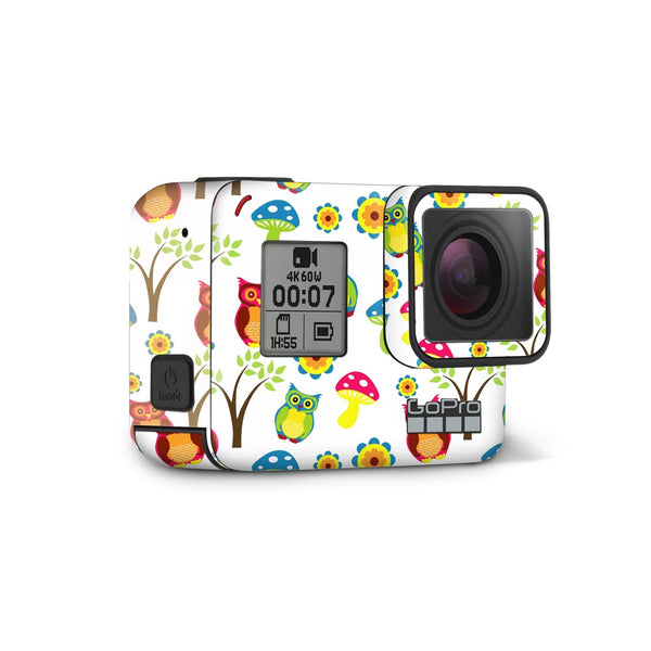 cute owl skin for GoPro hero by sleeky india 